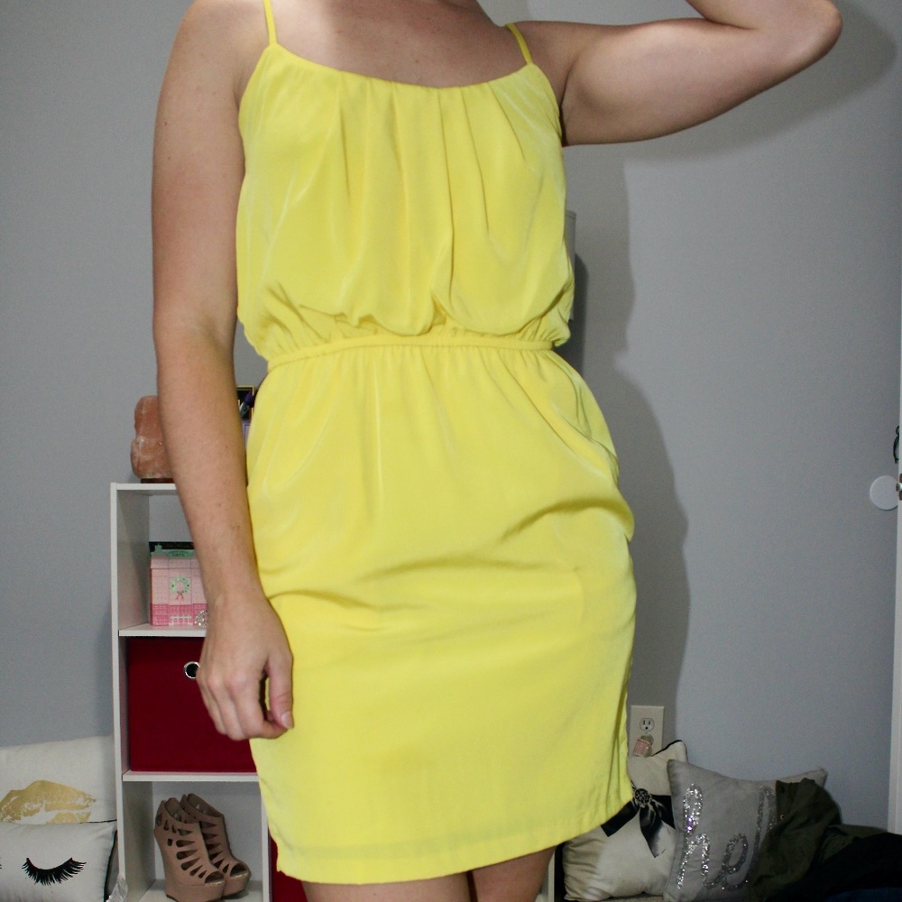 B. Darlin Yellow Tank Dress